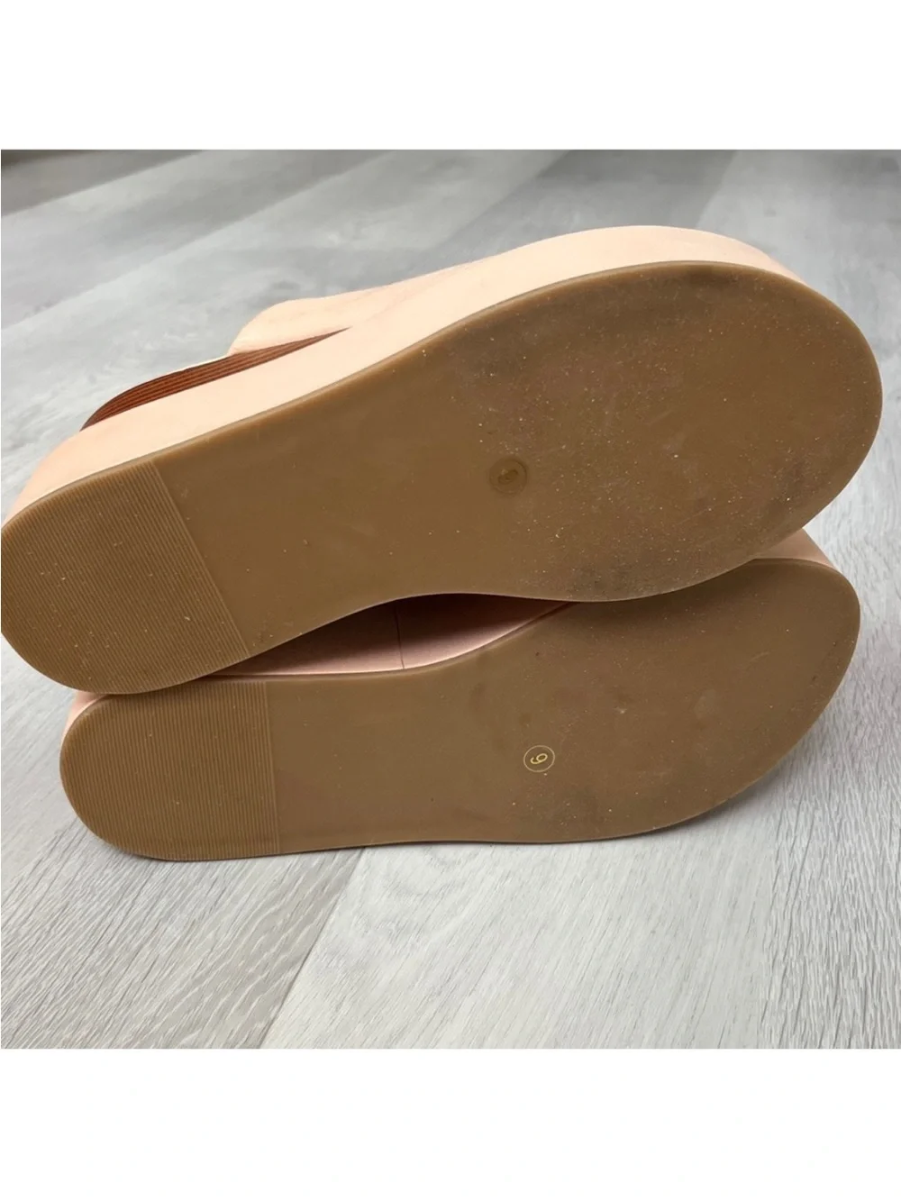 MATISSE PINK GEORGIA PLATFORM LEATHER MULE SLIP ON CHUNKY HEEL WOMENS 9
